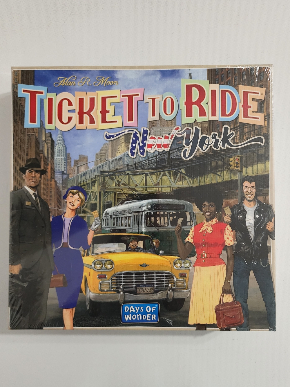 Ticket to Ride: New York Board Game by Days of Wonder - Yellow Taxi Artwork